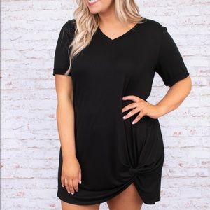 Chic Soul - Sweetly Simple Black Dress